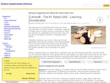 Tablet Screenshot of dietarysupplementsvitamins.com